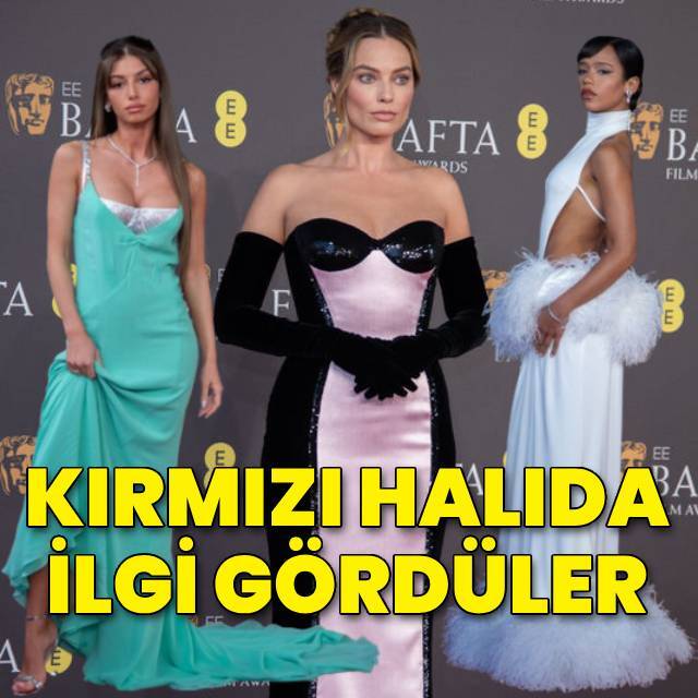 BAFTA ödül töreninde renkli kırmızı halı