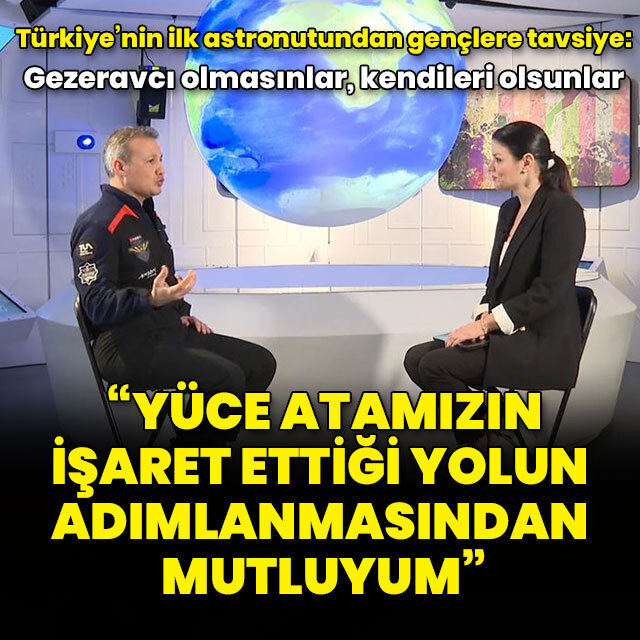 "Yüce Atamızın işaret ettiği yolun adımlanmasından mutluyum"