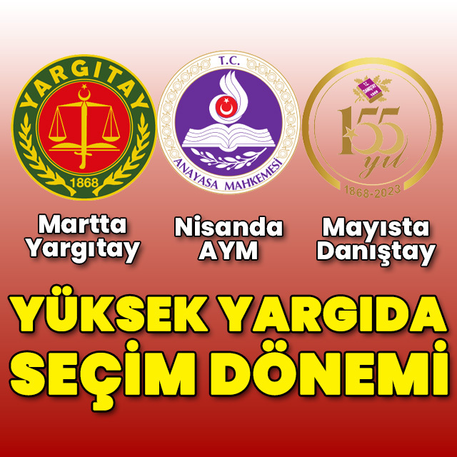 Yüksek yargıda seçim dönemi! Gözler yüksek yargıda