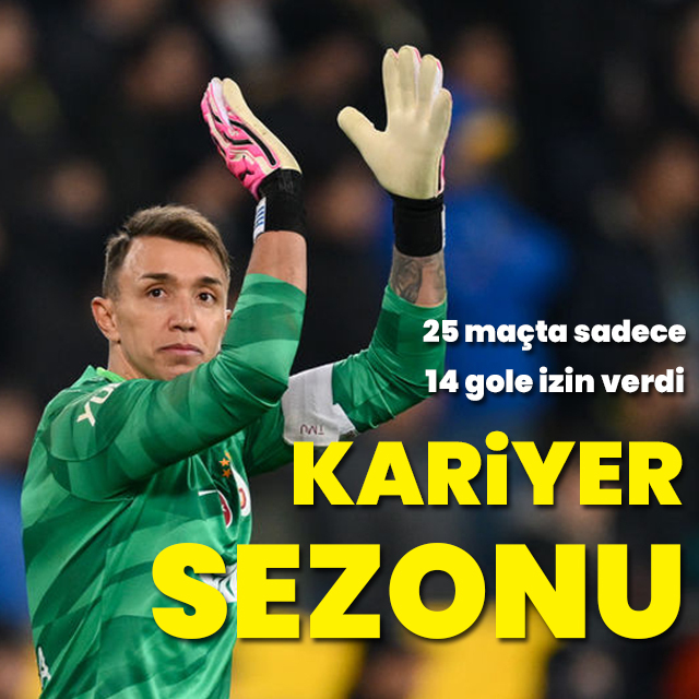 Muslera kariyerinin en iyi sezonunu yaşıyor