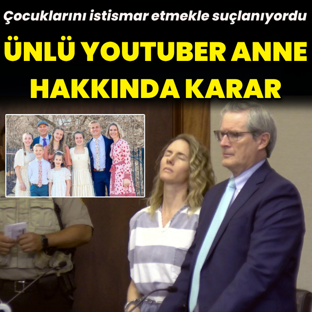 Çocuklarını istismar eden YouTuber anne hakkında karar