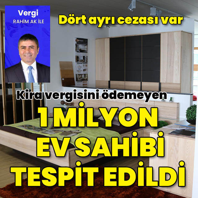 Beyanname verilmeyen 1.4 milyon ev