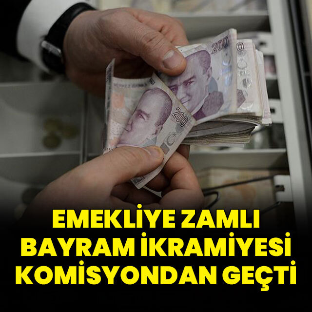 Emekli ikramiyesi komisyondan geçti