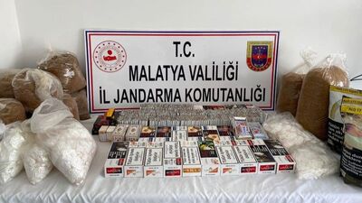 Malatya'da gümrük kaçağı sigara ele geçirildi