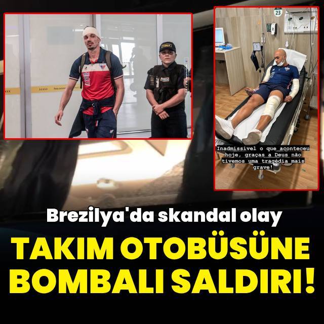 Takım otobüsüne bombalı saldırı!