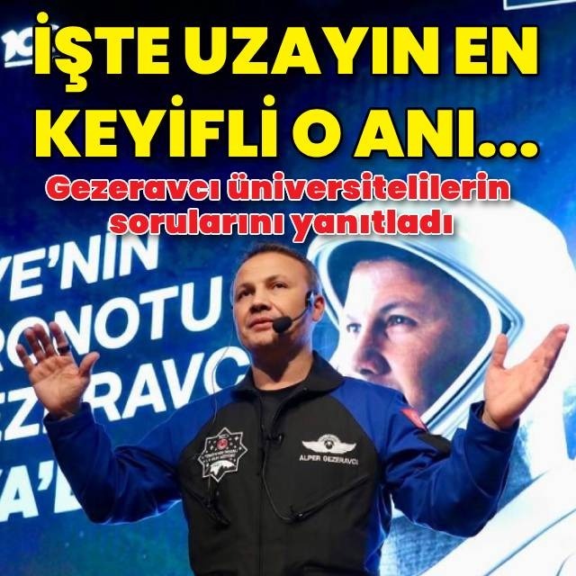 Gezeravcı üniversitelilerle buluştu