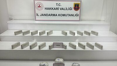 Hakkari kırsalında 12 kilo 922 gram uyuşturucu ele geçirildi