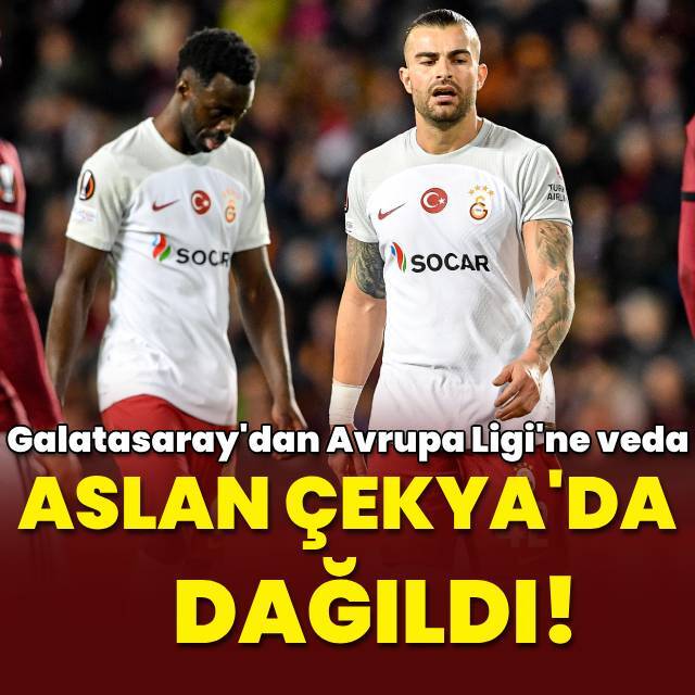 Aslan, Çekya'da dağıldı!