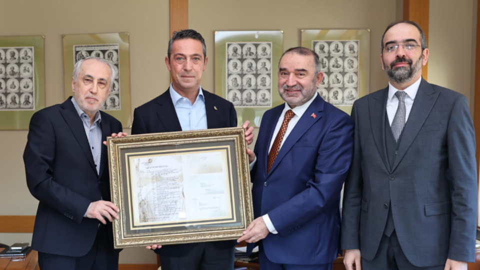 İlim Yayma Cemiyeti'nden Ali Koç'a ziyaret