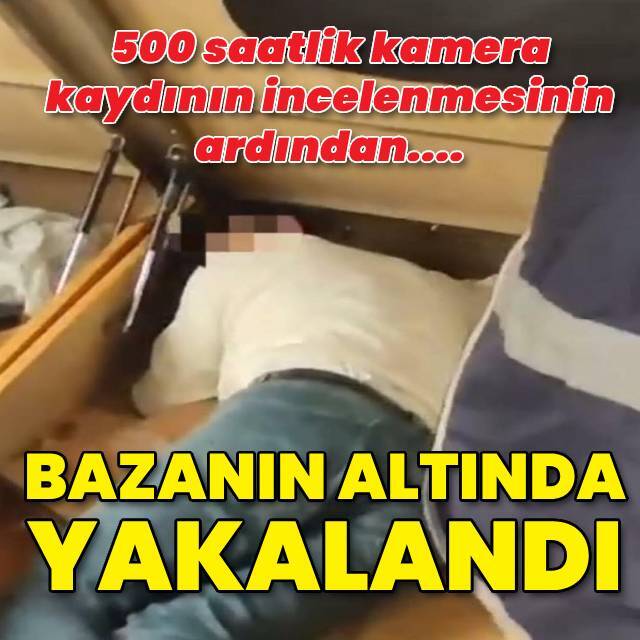 Bazanın içine saklanan katil zanlısı yakalandı