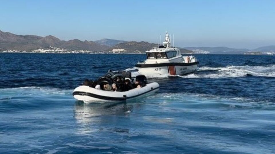 Bodrum açıklarında 71 düzensiz göçmen yakalandı