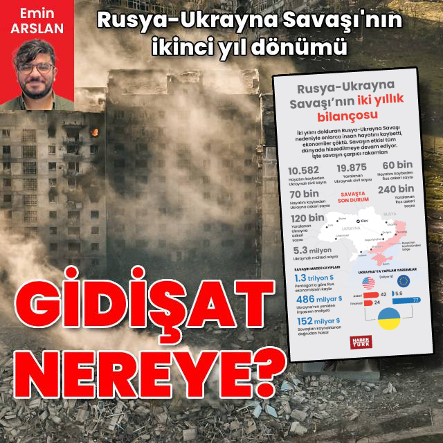 Rusya-Ukrayna Savaşı'nda iki yıl geride kaldı