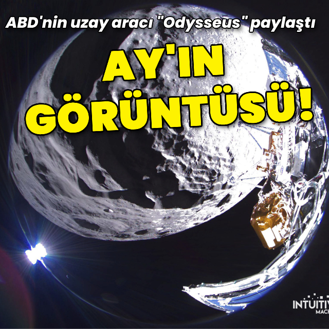 "Odysseus" Ay'ın geniş görüntüsünü paylaştı