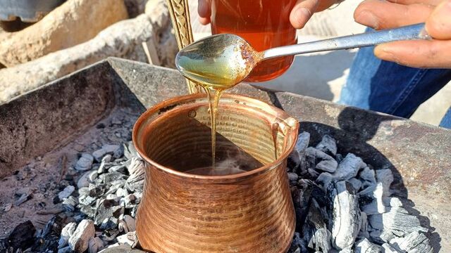Bu kahve süt ve bal ile yapılıyor!