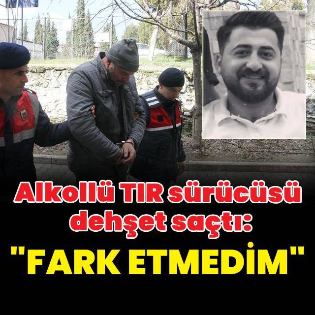 Yayayı öldürdü: 'Farketmedim' dedi