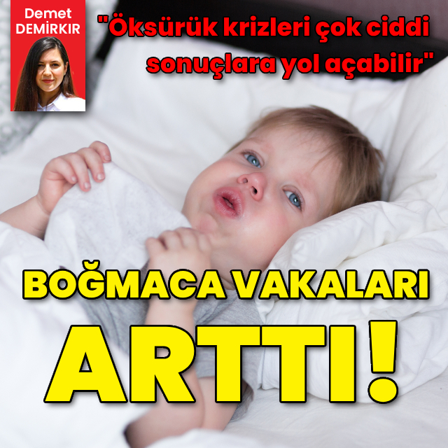 Çocuklarda boğmaca vakaları arttı!