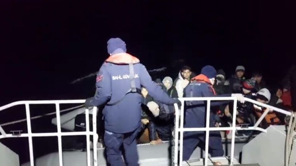 110 düzensiz göçmen yakalandı