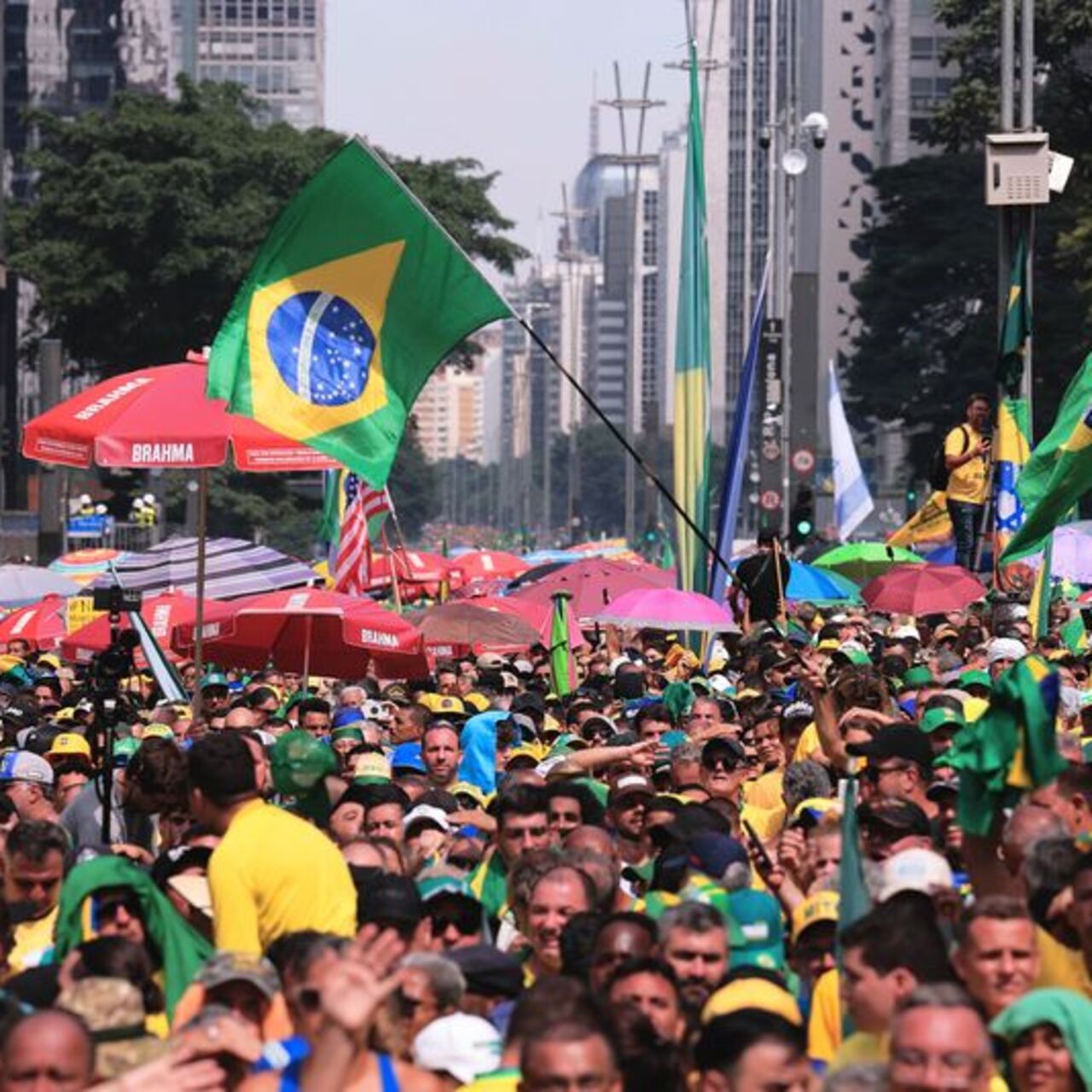 Brezilya'da Bolsonaro'ya destek yürüyüşü