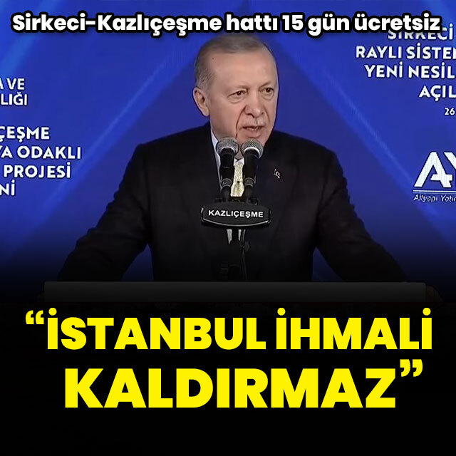 "İstanbul ihmale gelmez"