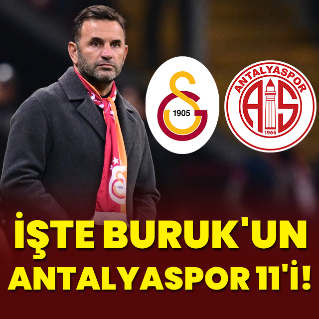 İşte Okan Buruk'un 11'i!