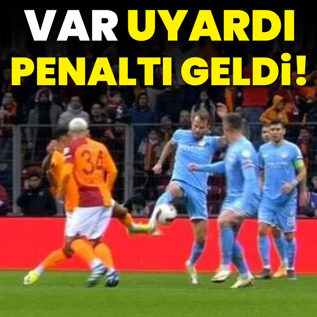 VAR uyardı, G.Saray penaltı kazandı!