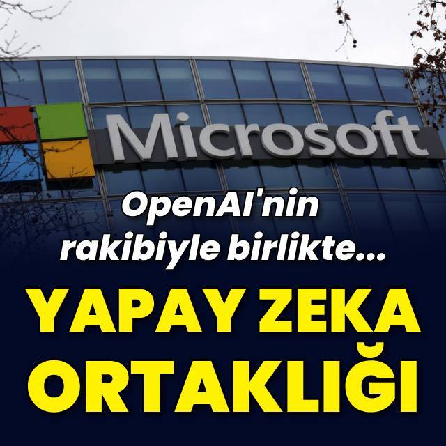 Microsoft'tan yapay zeka ortaklığı