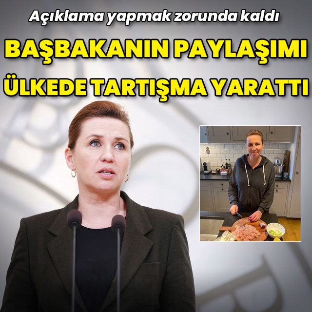 Danimarka Başbakanı'nın paylaşımı tartışma yarattı