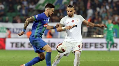 G.Saray-Ç.Rize maçının tarihi değişti!