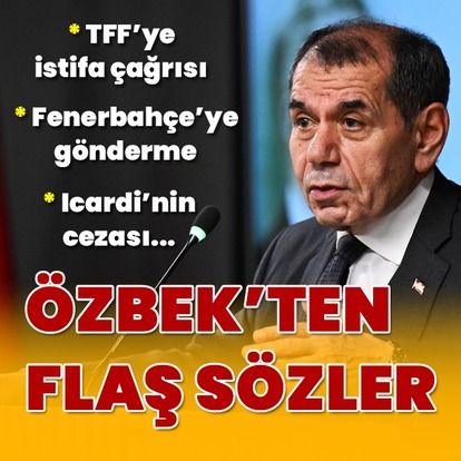 Dursun Özbek'ten flaş sözler!