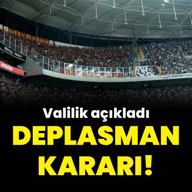 Derbide deplasman taraftarı kararı!