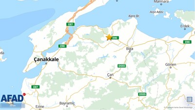 Çanakkale'de korkutan deprem!