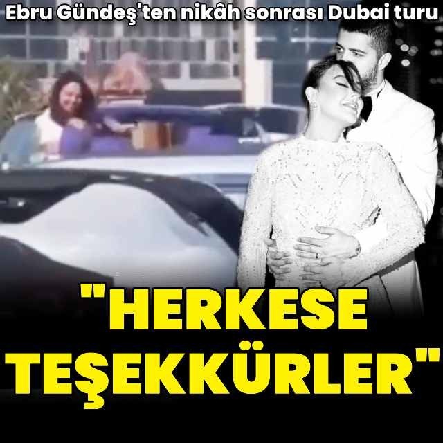Ebru Gündeş evlendi; "Herkese teşekkürler"