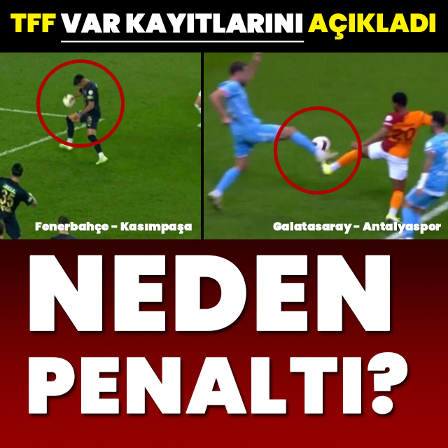 27. haftanın VAR kayıtları açıklandı!