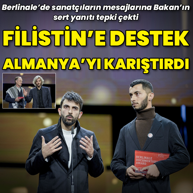 Berlinale'de Filistin'e destek Almanya'yı karıştırdı
