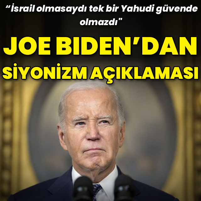 Biden'dan 'Siyonizm' açıklaması