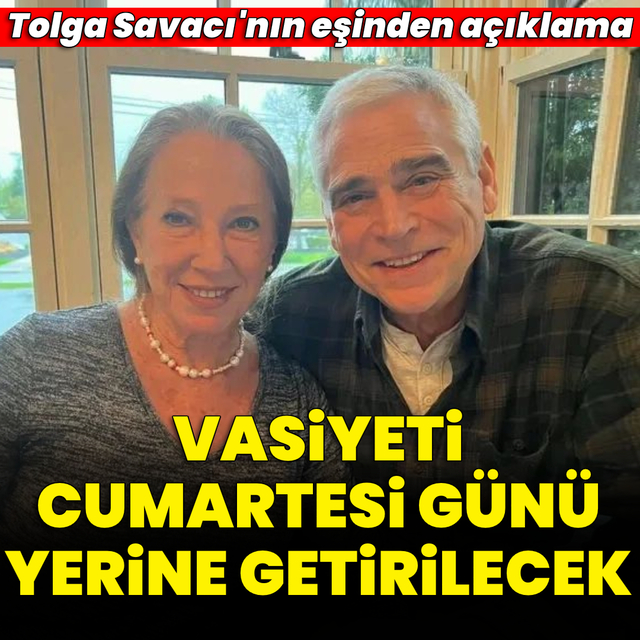 Vasiyetini cumartesi günü yerine getirecek