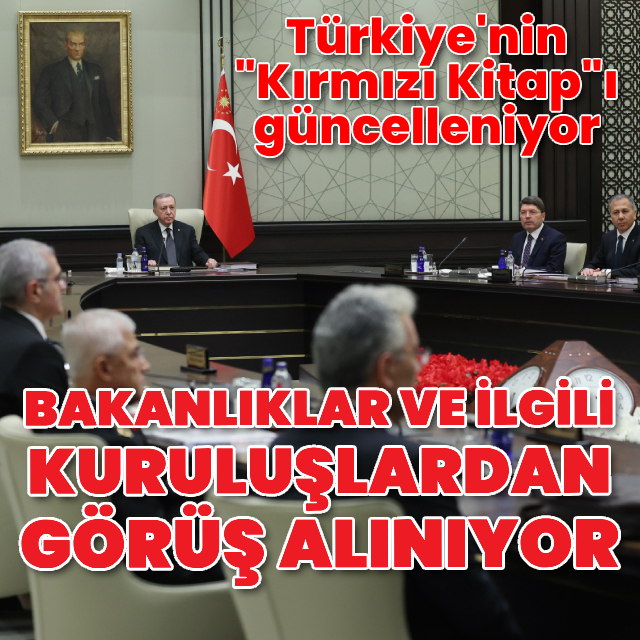 Türkiye'nin "Kırmızı Kitap"ı güncelleniyor