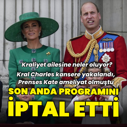 Prens William son anda planını iptal etti