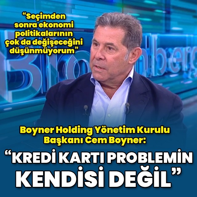 "Kredi kartı problemin kendisi değil"