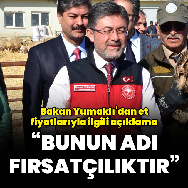 "Bunun adı fırsatçılıktır"