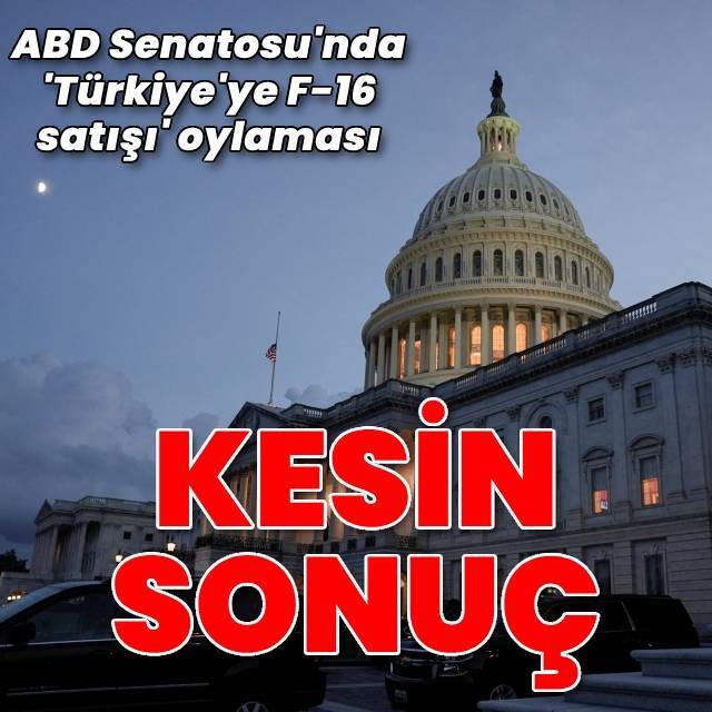 ABD Senatosu'ndan F-16 kararı