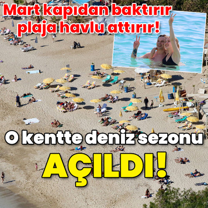 O şehrimiz deniz sezonunu açtı!