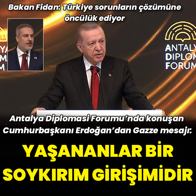 "Gazze'de yaşananlar soykırım girişimidir"