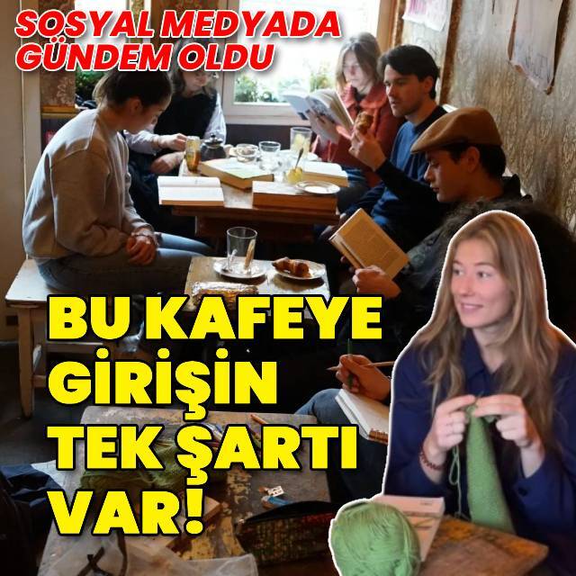 Sıra dışı konsept gündem oldu! Bu kafeye girişin tek şartı var