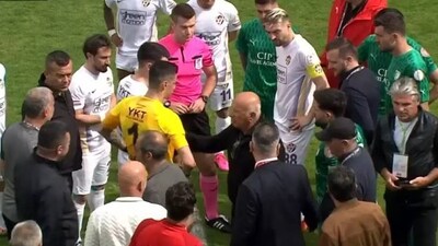 1. Lig maçında ortalık karıştı!