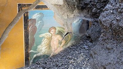 Çok az zarar görmüş... Pompeii'de keşfedildi