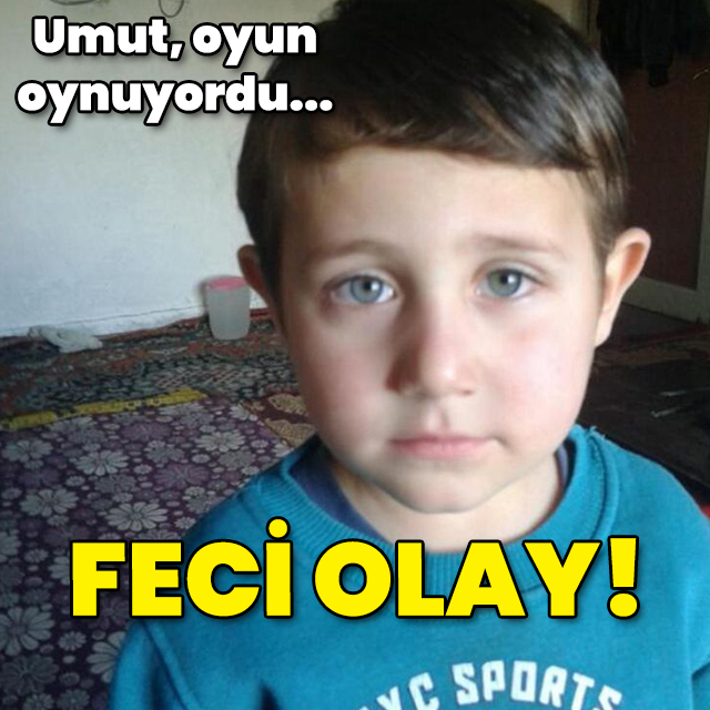 Umut oyun oynuyordu... Feci olay!