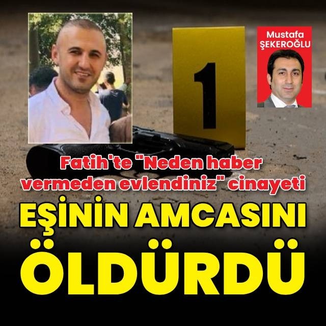 Eşinin amcasını öldürdü