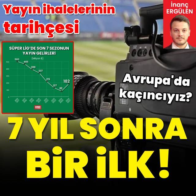Yayın ihalesinde 7 yıl sonra bir ilk!