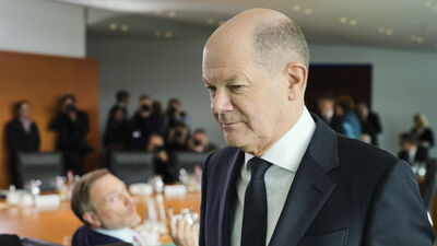 Scholz'dan ses kaydı açıklaması